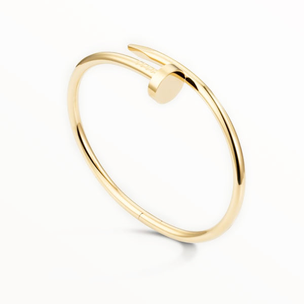 Luxury Cartier-Inspired Nail Bangle & Bracelet – Stainless Steel, Unisex Jewelry