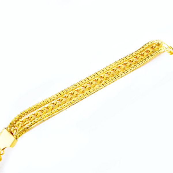 Stainless Steel Multilayer Bracelet for Women – Fadeless Gold Jewelry